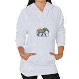 Hoodie (on woman) Heather grey DesiVesiLtd