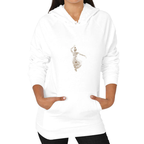 Hoodie (on woman) White DesiVesiLtd