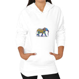 Hoodie (on woman) White DesiVesiLtd