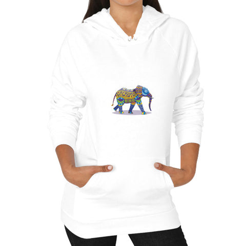 Hoodie (on woman) White DesiVesiLtd