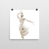 Indian Dance Pose Canvas