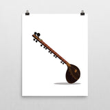 Sitar Canvas