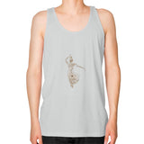 Unisex Fine Jersey Tank (on man) Silver DesiVesiLtd