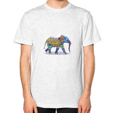 Unisex T-Shirt (on man) Ash grey DesiVesiLtd