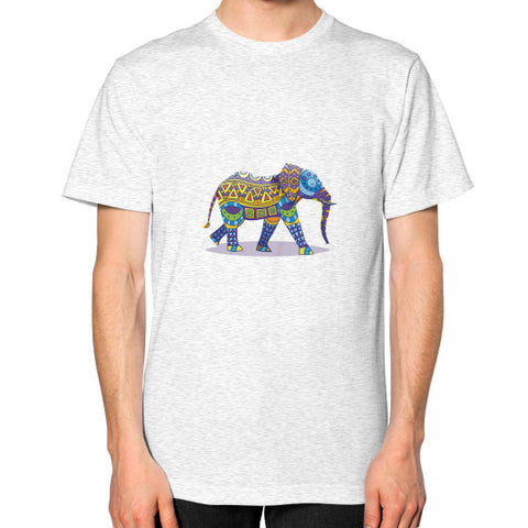 Unisex T-Shirt (on man) Ash grey DesiVesiLtd