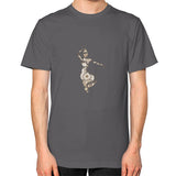 Unisex T-Shirt (on man) Asphalt DesiVesiLtd
