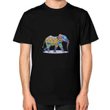 Unisex T-Shirt (on man) Black DesiVesiLtd