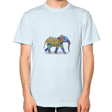Unisex T-Shirt (on man) Light blue DesiVesiLtd