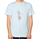 Unisex T-Shirt (on man) Light blue DesiVesiLtd