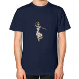 Unisex T-Shirt (on man) Navy DesiVesiLtd