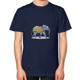 Unisex T-Shirt (on man) Navy DesiVesiLtd