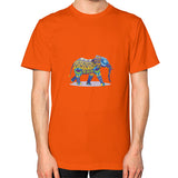 Unisex T-Shirt (on man) Orange DesiVesiLtd