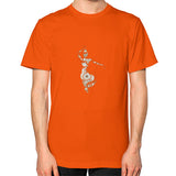 Unisex T-Shirt (on man) Orange DesiVesiLtd