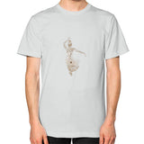 Unisex T-Shirt (on man) Silver DesiVesiLtd