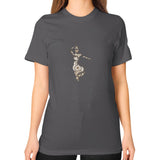 Unisex T-Shirt (on woman) Asphalt DesiVesiLtd