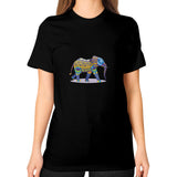 Unisex T-Shirt (on woman) Black DesiVesiLtd