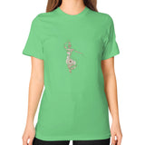 Unisex T-Shirt (on woman) Grass DesiVesiLtd