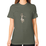 Unisex T-Shirt (on woman) Lieutenant DesiVesiLtd