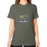 Unisex T-Shirt (on woman) Lieutenant DesiVesiLtd