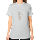 Unisex T-Shirt (on woman) Silver DesiVesiLtd