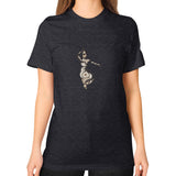 Unisex T-Shirt (on woman) Tri-Blend Black DesiVesiLtd