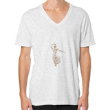 V-Neck (on man) Ash grey DesiVesiLtd