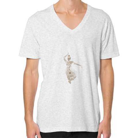 V-Neck (on man) Ash grey DesiVesiLtd