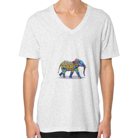V-Neck (on man) Ash grey DesiVesiLtd
