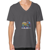 V-Neck (on man) Asphalt DesiVesiLtd