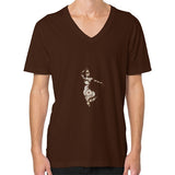 V-Neck (on man) Brown DesiVesiLtd