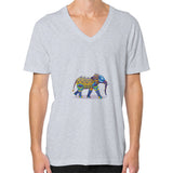 V-Neck (on man) Heather grey DesiVesiLtd