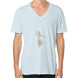 V-Neck (on man) Light blue DesiVesiLtd