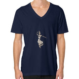 V-Neck (on man) Navy DesiVesiLtd