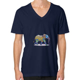 V-Neck (on man) Navy DesiVesiLtd
