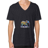 V-Neck (on man) Tri-Blend Black DesiVesiLtd