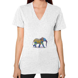 V-Neck (on woman) Ash grey DesiVesiLtd