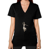 V-Neck (on woman) Black DesiVesiLtd