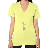 V-Neck (on woman) Lemon DesiVesiLtd