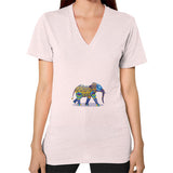 V-Neck (on woman) Light pink DesiVesiLtd