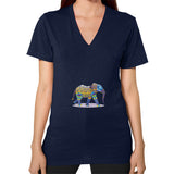 V-Neck (on woman) Navy DesiVesiLtd