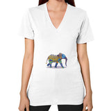 V-Neck (on woman) White DesiVesiLtd