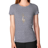 Women's T-Shirt Tri-Blend Grey DesiVesiLtd